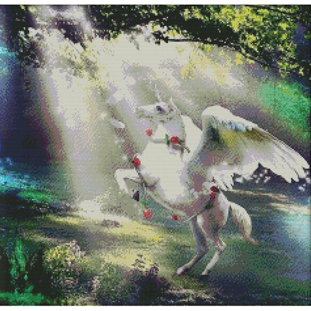 

Forest Guardian - 14CT Stamped Cross Stitch - 52*50cm, 501 Original