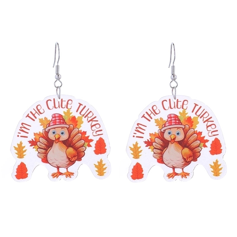 1 Pair Cute Funny Streetwear Geometric Arylic Copper Earrings