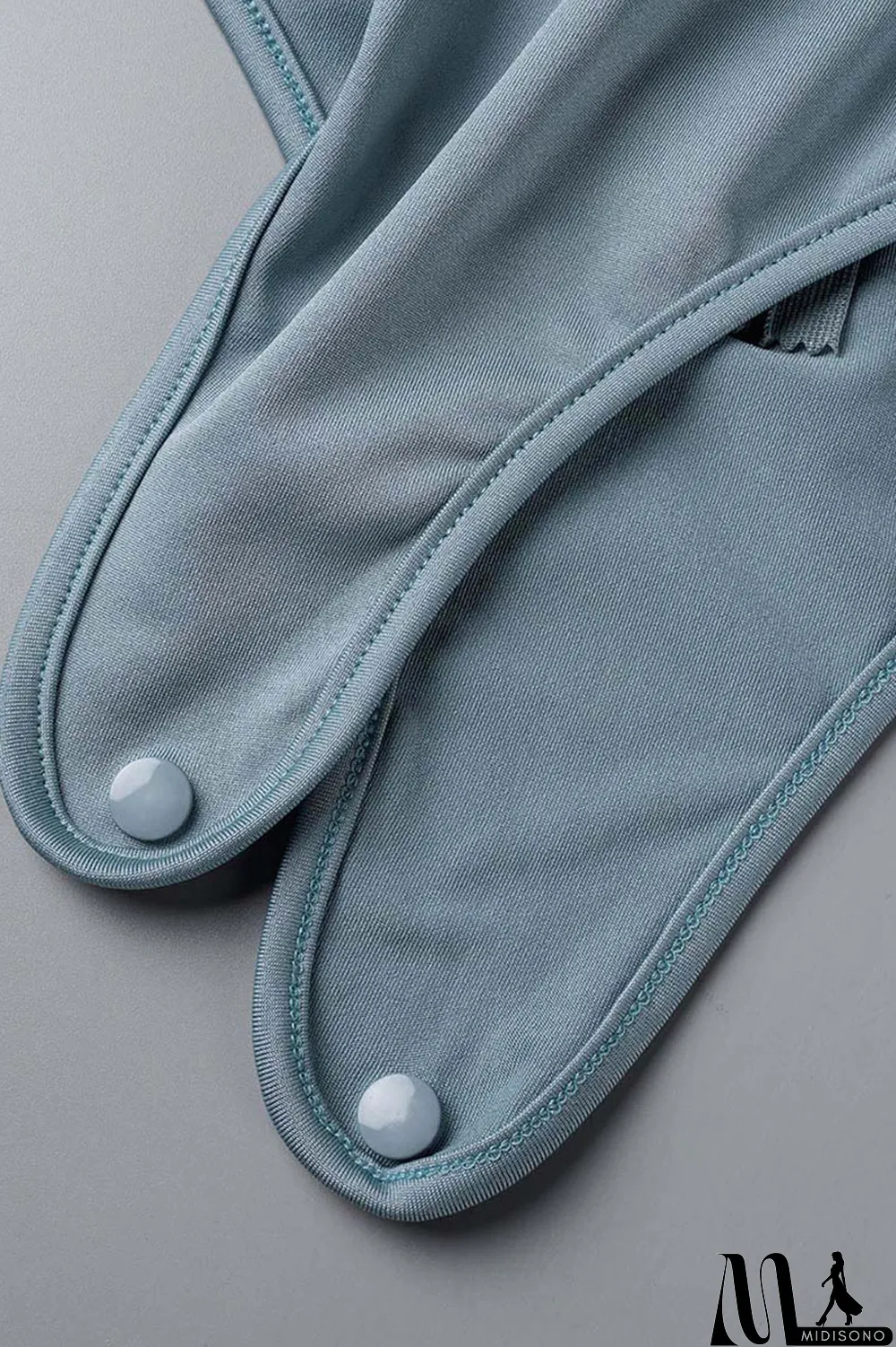 MidiSono - Black Casual Solid Patchwork O Neck Short Sleeve Two Pieces