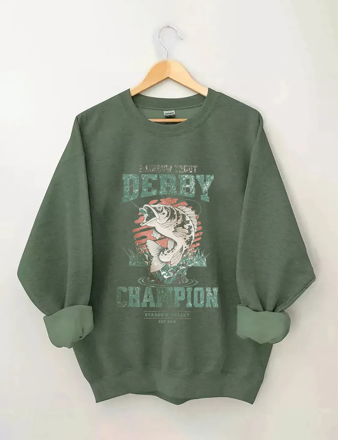 Rainbow Trout Derby Champion Sweatshirt