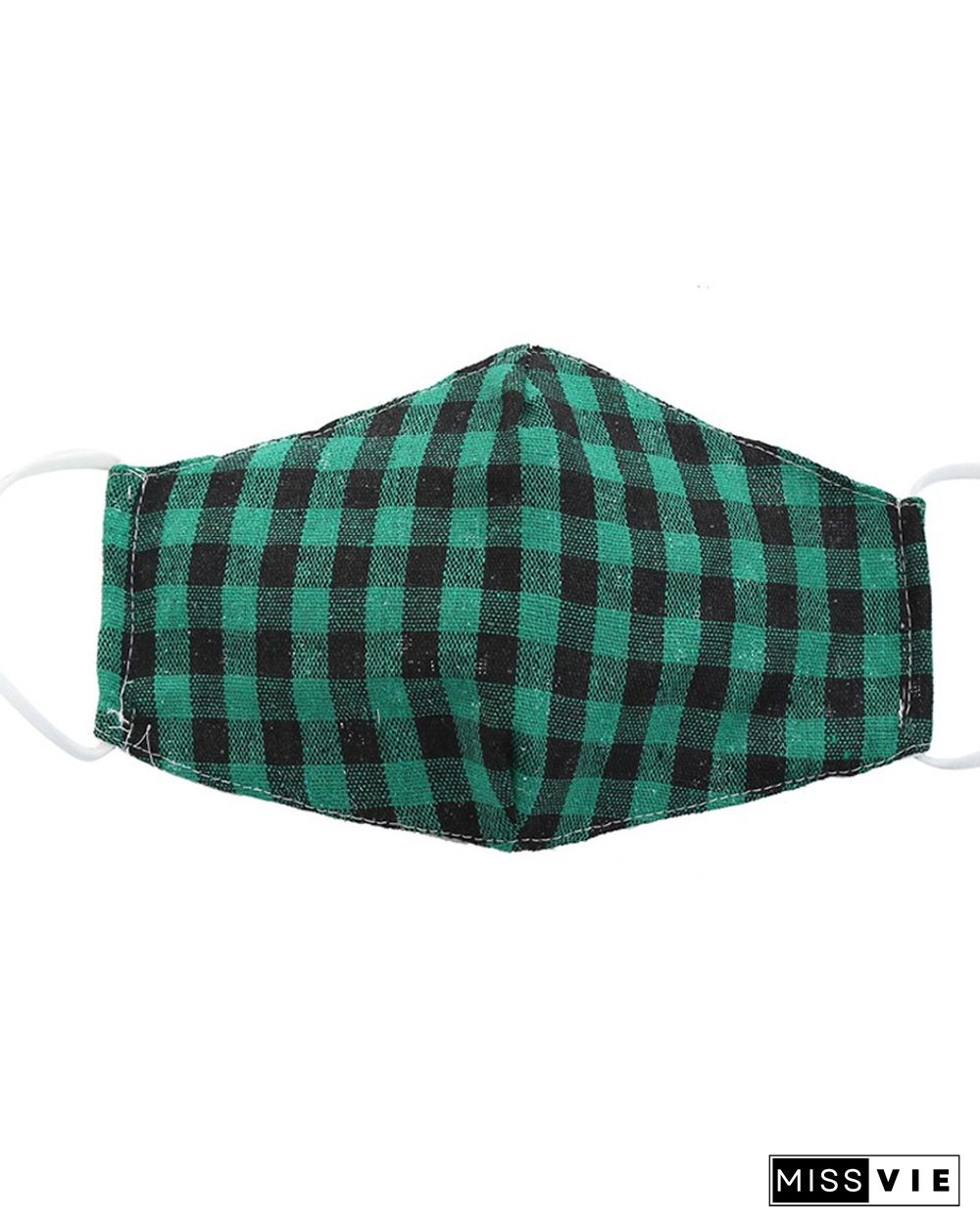 Christmas Plaid Snowflake Breathable Face Mask