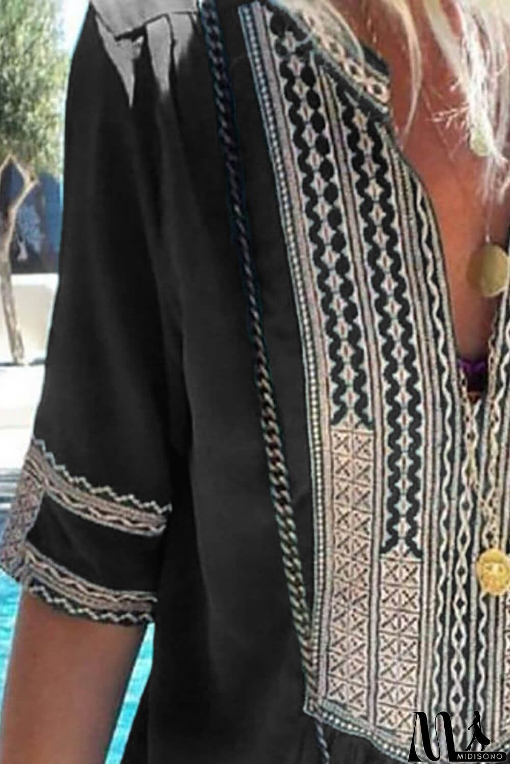 MidiSono - Bohemian Floral Print Split Maxi Dress