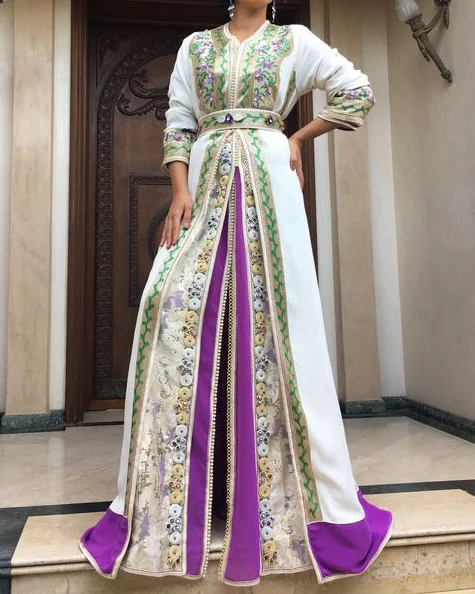 Women's Long Sleeve Embroidered Dress