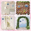 5PCS-2 5D DIY Diamond Painting Wind Chimes Suncatcher Kit Double Sided Diamond Art Kits Suncatcher with Crystal Pendant for Home Wall Window Decor Adults DIY Art Craft