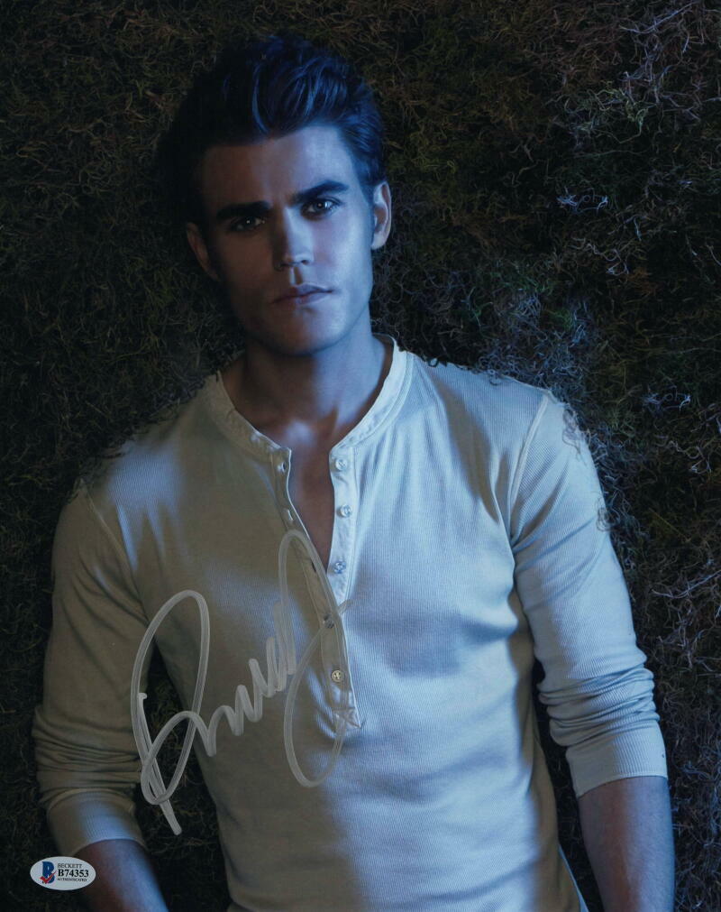 PAUL WESLEY SIGNED AUTOGRAPH 11x14 Photo Poster painting - THE VAMPIRE DIARIES STUD, BECKETT