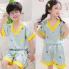 Kid Baby Girl Boy Shorts Cartoon Pajamas 2 Pcs