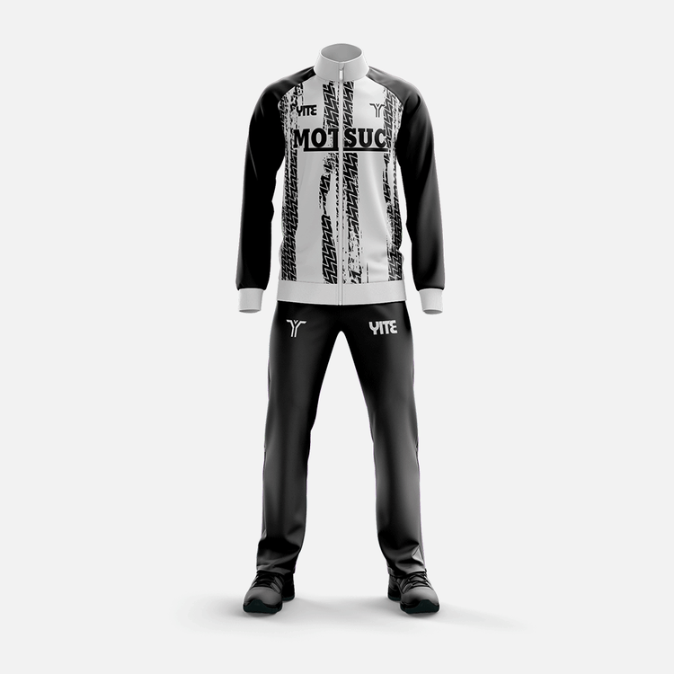 YITE | LWT24-017- White  And Black Tracksuit