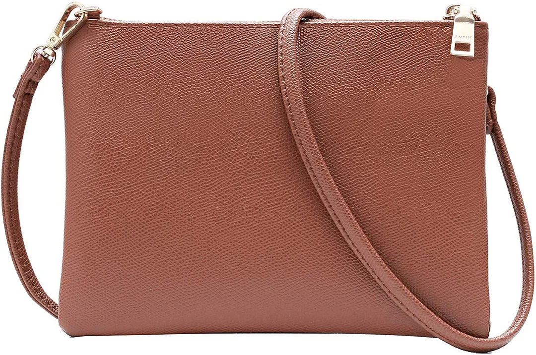 Small Shoulder Purses and Handbags Lightweight Vegan Leather Wallet with Detachable Strap