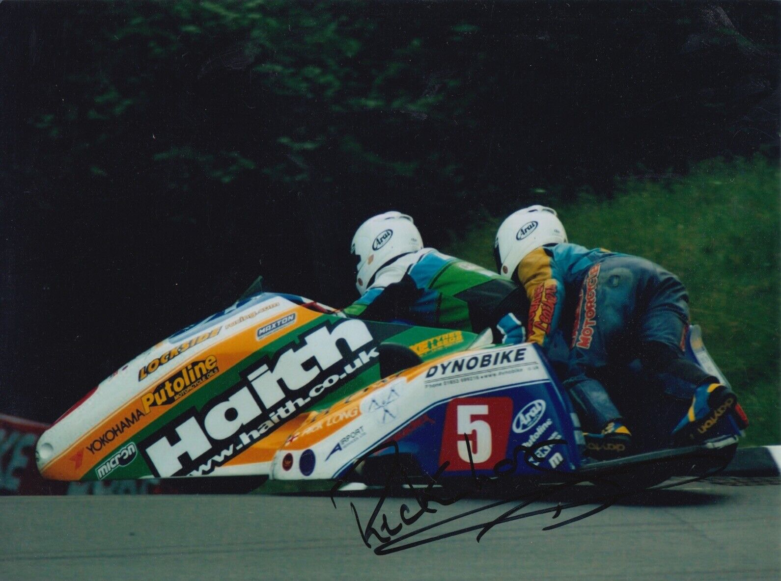 Rick Long Hand Signed 8x6 Photo Poster painting - Isle of Man Autograph.