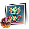 >SALE<5D DIY Full Round Drill Diamond Painting Dragon Kit Home Decoration 30x30cm