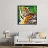 Tiger-11CT Stamped Cross Stitch-40*40cm