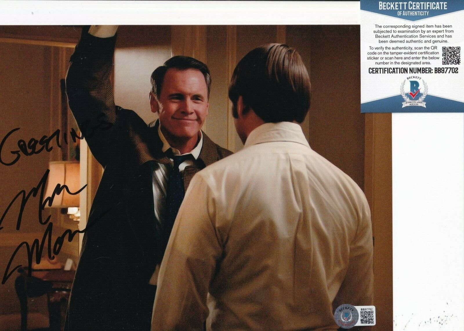 MARK MOSES signed (MAD MEN) Duck Phillips 8X10 Photo Poster painting BECKETT BAS BB97702