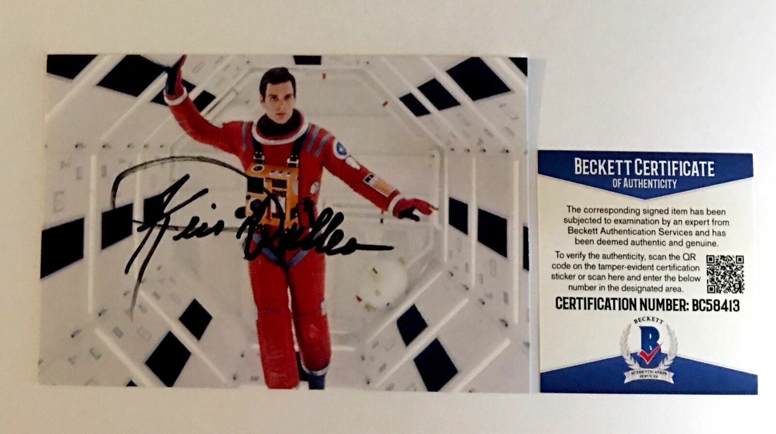 Keir Dullea Signed 4x6 Photo Poster painting Beckett BAS COA 2001: A Space Odyssey Autograph Au