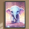 Diamond Painting-DIY Round Drill Garden Elephant