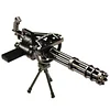 Gatling hHeavy Machine Gun mModel Full Metal M134 Purgatory Rotatable Detachable CF Military Fan Weapon Collection Toy