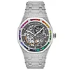 Audemars Piguet Royal Oak Open-Worked Rainbow Diamond Set Frosted 18kt White Gold 15468BC.YG.1259BC.01