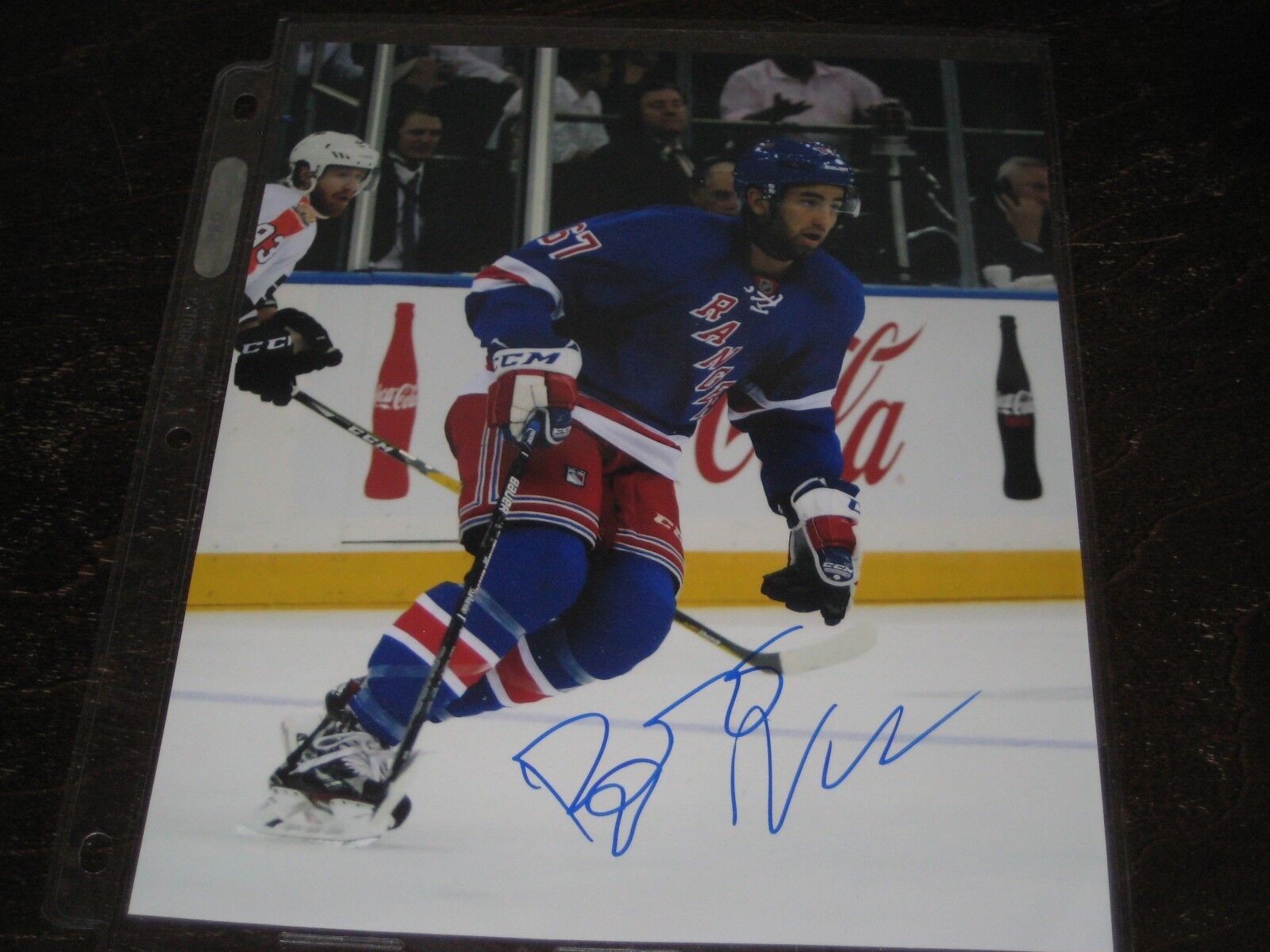 CRISTOVAL BOO NIEVES autographed NY NEW YORK RANGERS 8x10 Photo Poster painting #2