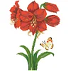 Flower-Partial 9CT Stamped Cross Stitch Bead Embroidery 39*53cm