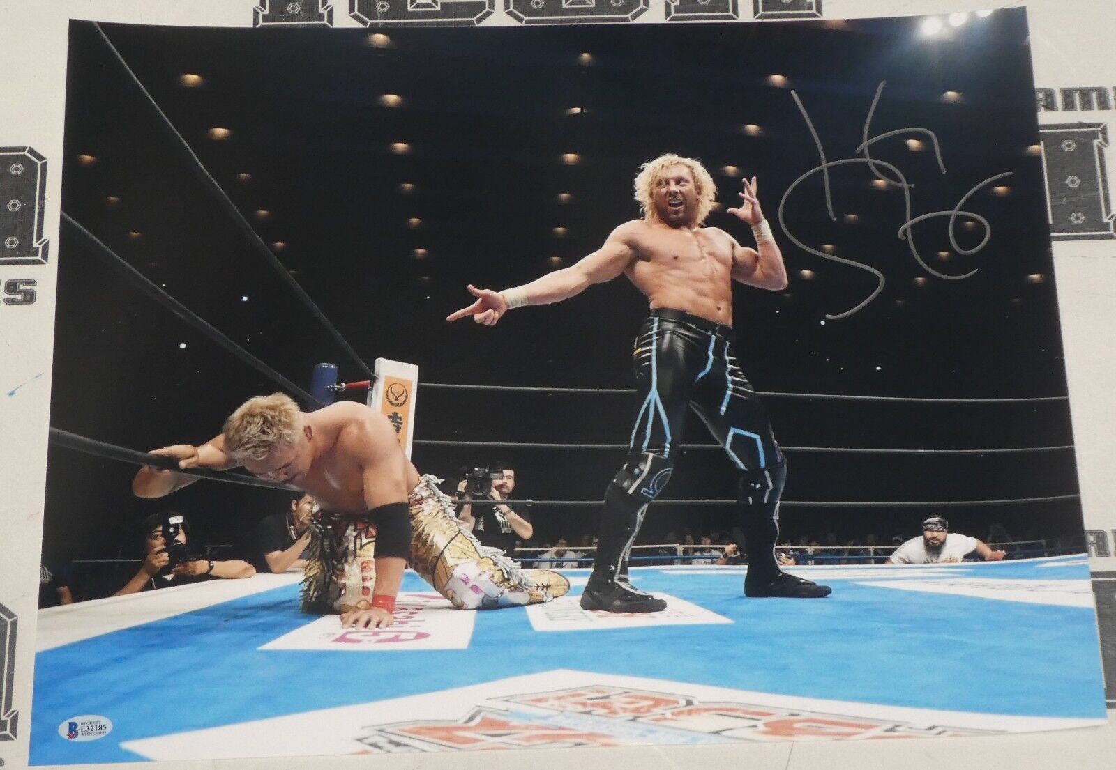 Kenny Omega Signed 16x20 Photo Poster painting BAS COA New Japan Pro Wrestling Picture Autograph