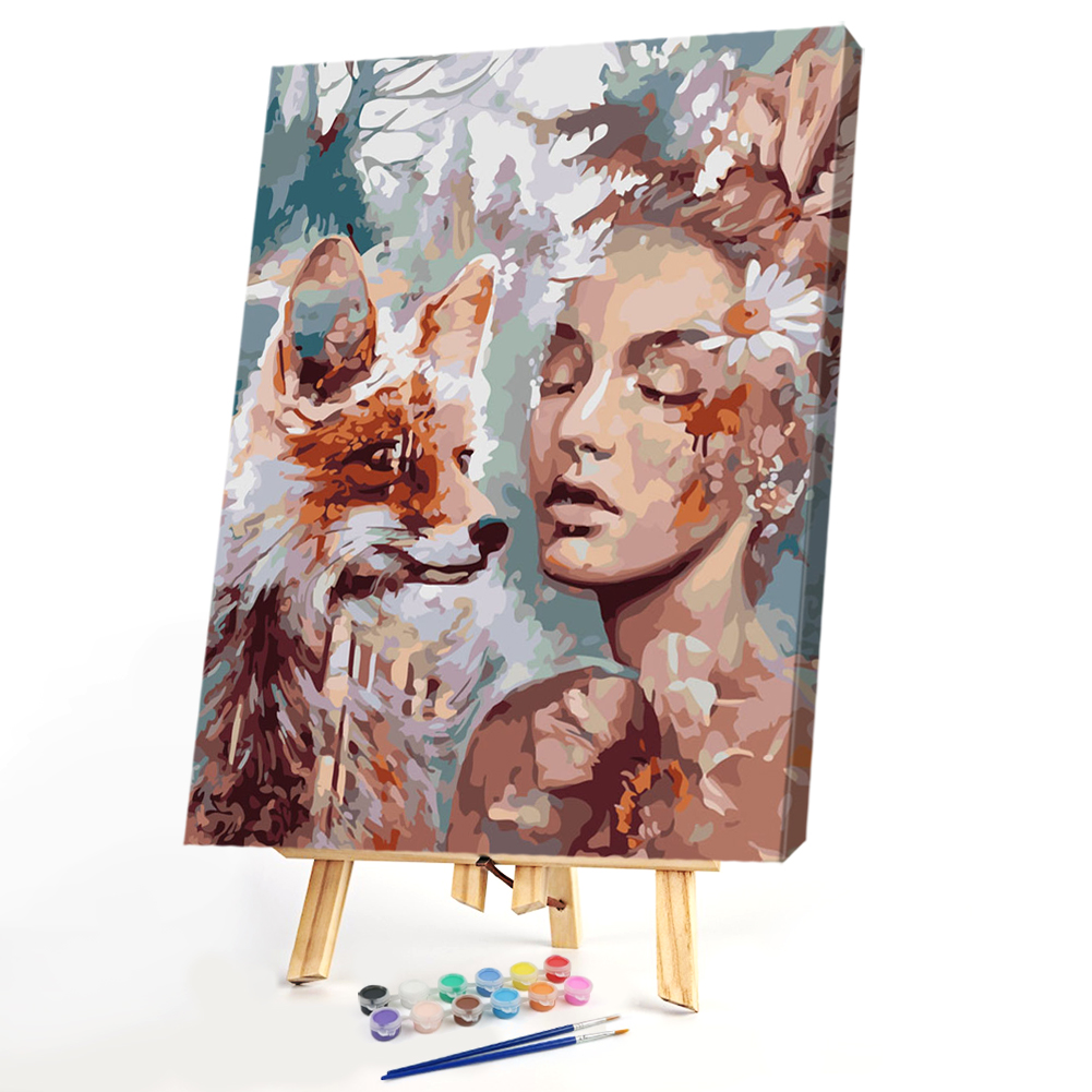 

40x50cm - Paint By Numbers Beauty Fox, 501 Original