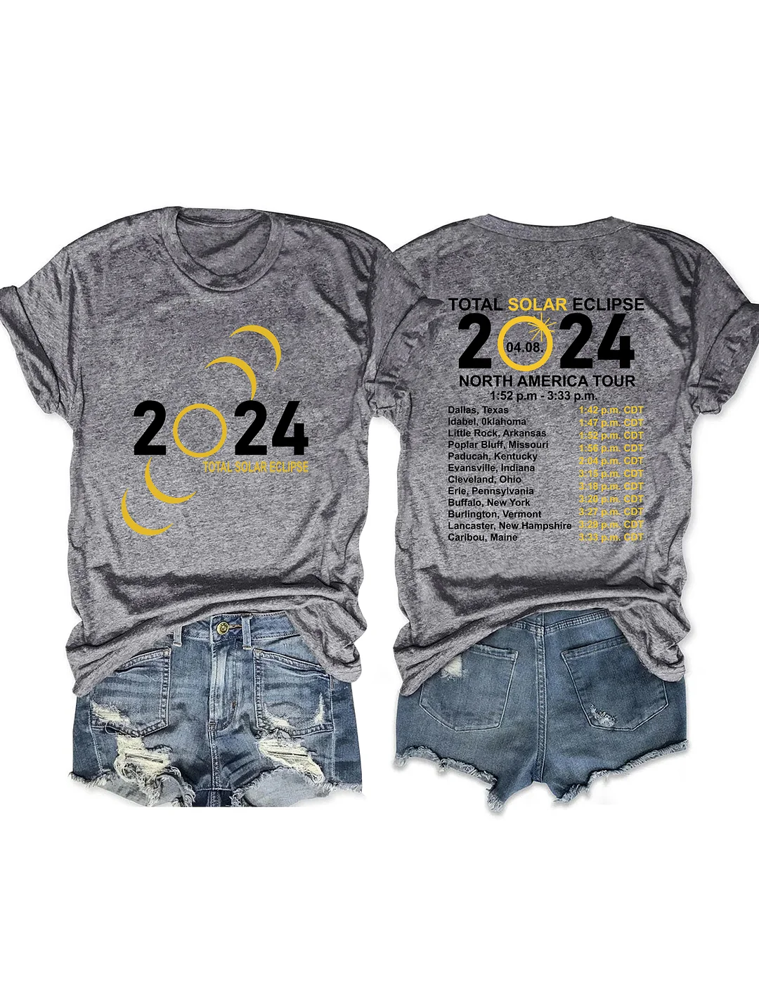 Total Solar Eclipse 2024 T-shirt