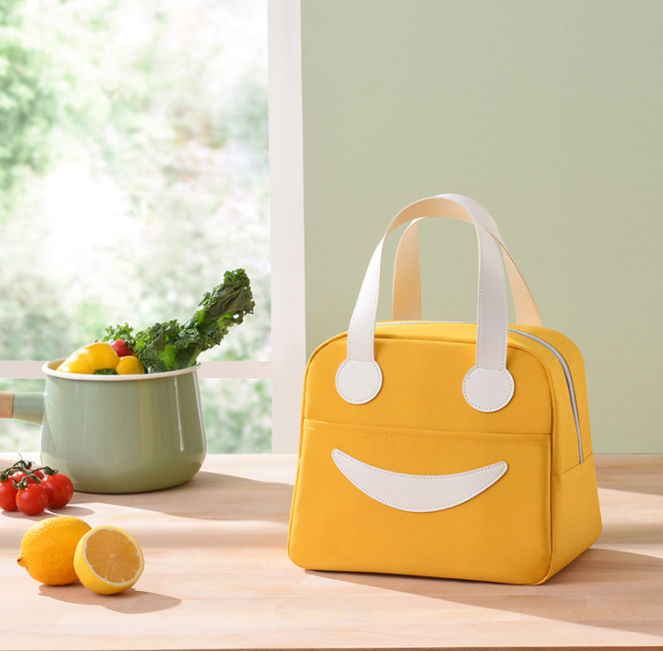 Reusable Insulated Waterproof Lunch Bag (Trumpet Smiley)