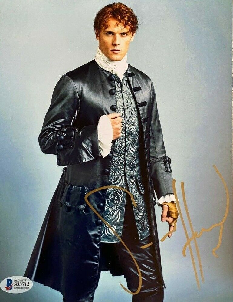 Sam Heughan signed 8x10 Photo Poster painting Outlander IN PERSON Beckett COA