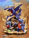 Garchomp Family - Pokemon Resin Statue - PPAP Studios [In Stock]