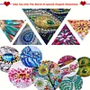 4pcs DIY Book Flower Diamond Painting Bookmark