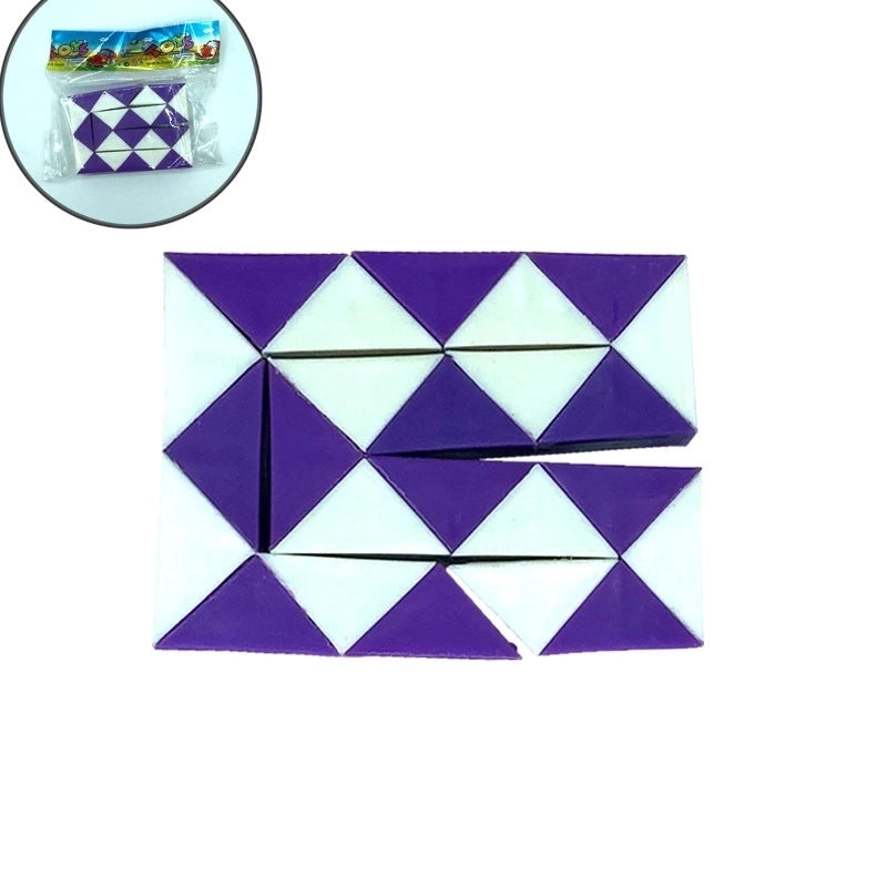 Fashion Children’s Educational Transformation Magic Snake Folding Cube Capsule Twist Toy