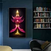 >SALE<Flaming Lotus 5D DIY Diamond Painting Kits Full Round Drill Wall Decor (Y731)