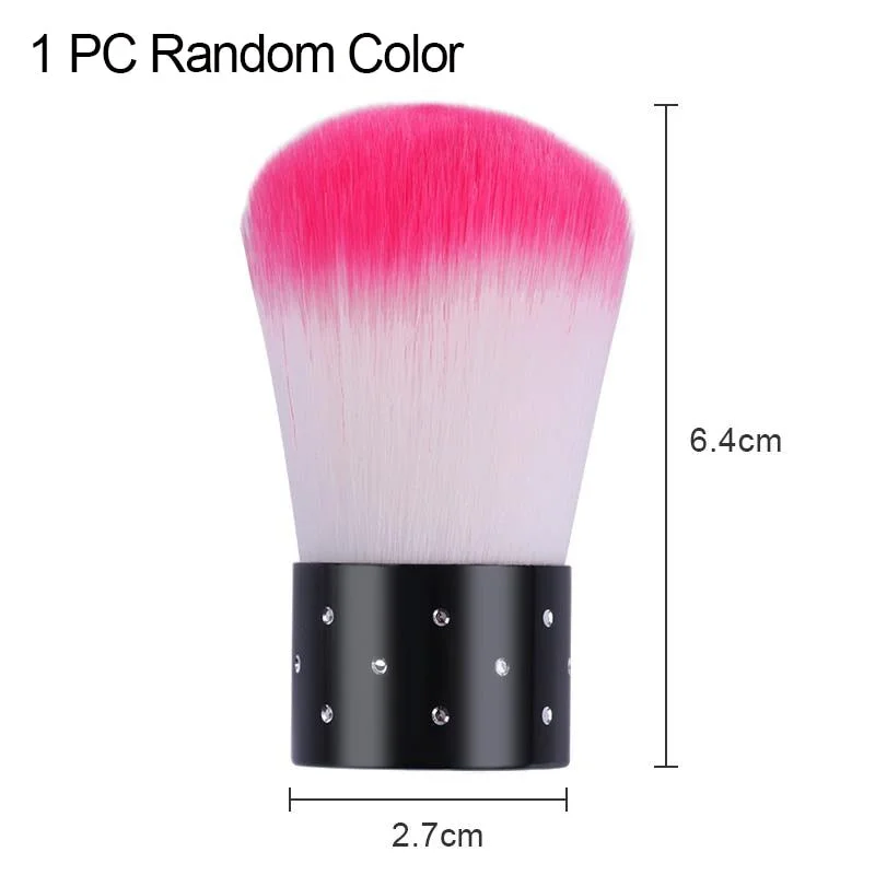 1PC 10 Types Nail Brush Cleaning Remove Dust Powder Plastic Cleaner for Acrylic UV Gel Nails Art Manicure Care Accessory Tools-Nail Inspo