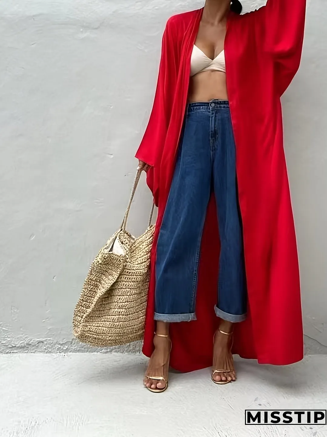 Red Summer Kaftan