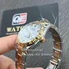Lady's Rolex 31mm Datejust M278273-0001 Two Tone Yellow Gold on Oyster with White Roman Dial Super clone