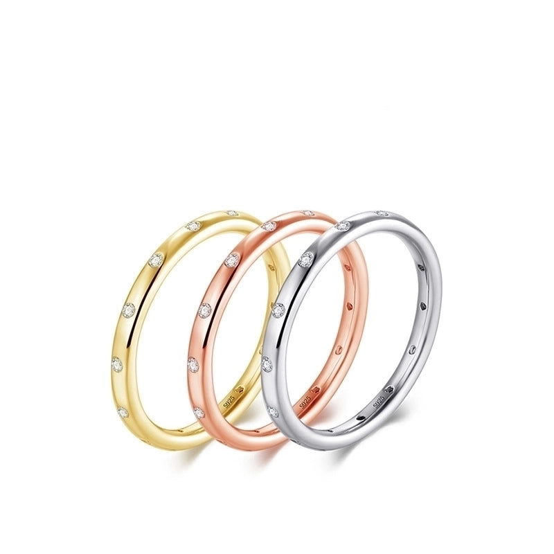 S925 Sterling Silver Korean Simple Thin Ring Women’s Jewelry