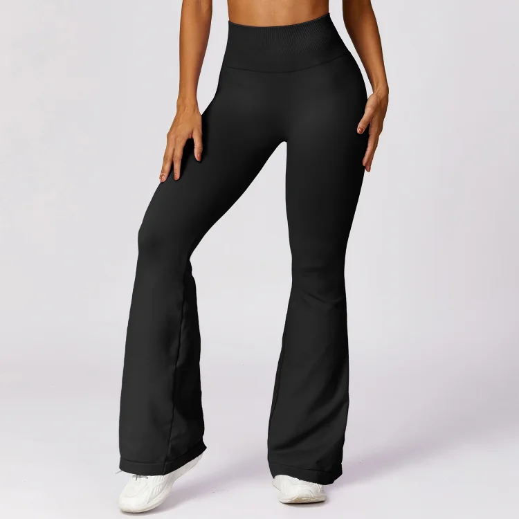 PASUXI Best Selling Activewear Women High Waist Hip Lifting Sweat Pants Flared Dance Sport Fitness Yoga Leggings huanwei