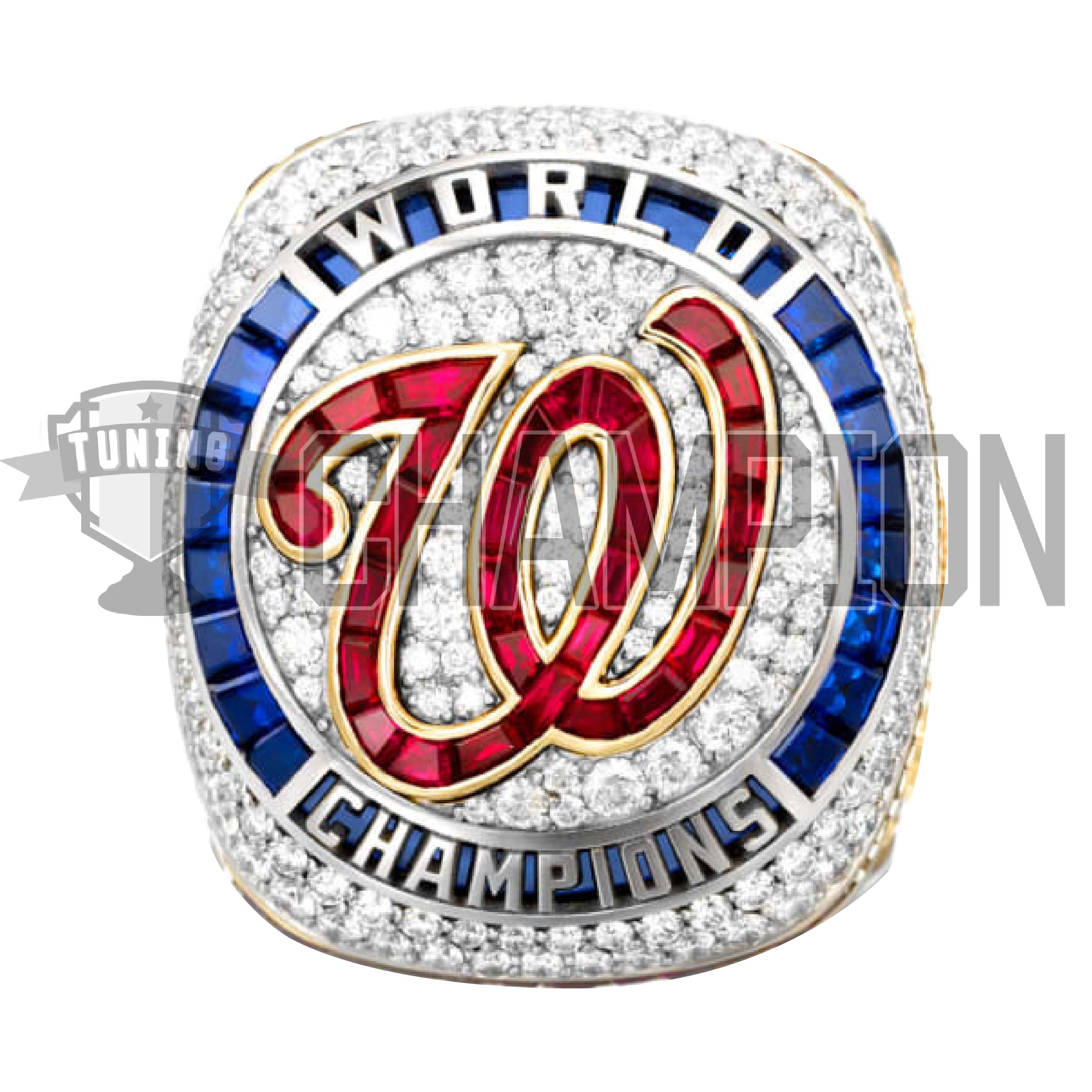 MLB 2019 Washington Nationals Men's Baseball World Series Replica  Championship Ring
