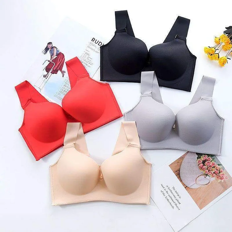 Large size comfortable seamless bra