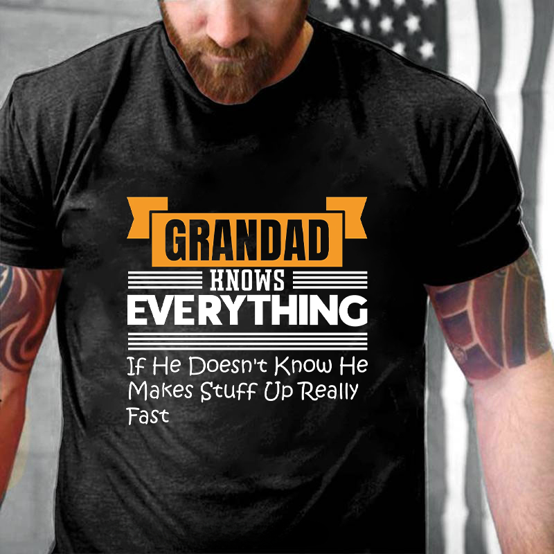 Grandad Knows Everything T-shirt ctolen
