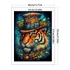 (Multi-Style) Tiger- 11CT Stamped Cross Stitch 40*40cm/40*55cm