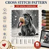 (PDF Pattern)Eeyore Disney 18CT PDF Cross Stitch Pattern Instant Digital Download Counted Printable 7.87x7.87inch tapestrymarket