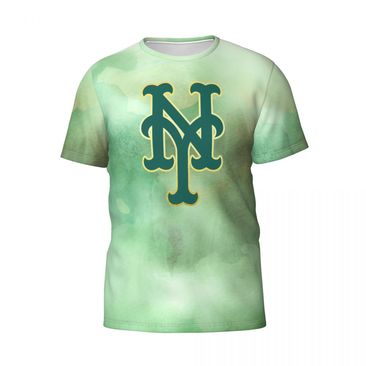 New York Mets St Patrick's Day Men's Short Sleeve Shirt
