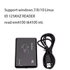 125kHz Smart RFID Card Issuer Contactless ID Reader USB Driverless Property Authorization Card Reader