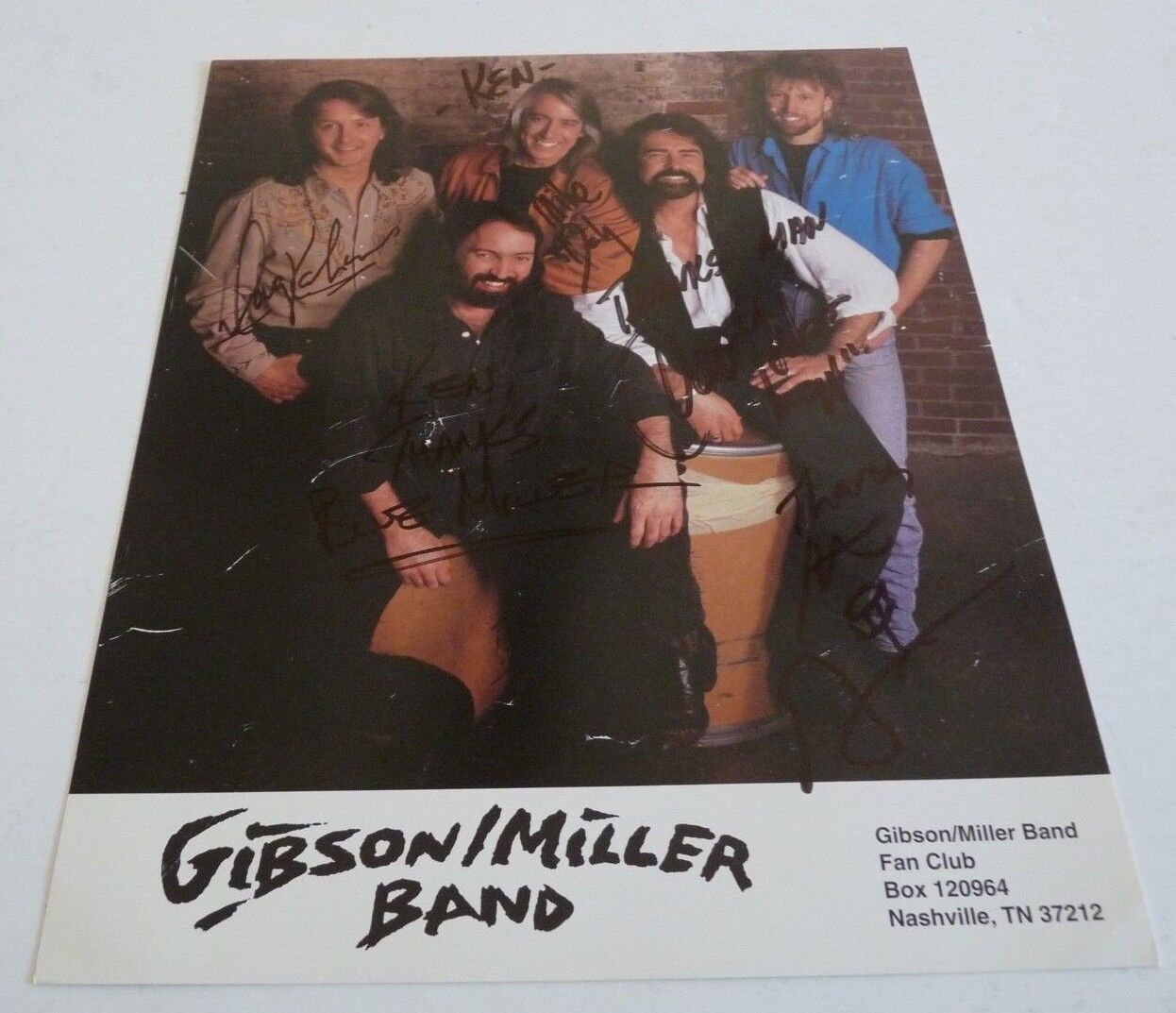 Gibson Miller Band All 5 Signed Autographed 8x10 Photo Poster painting PSA or BAS Guaranteed #2