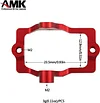 AMK TRX4M Upgrades Aluminum Alloy Steering Servo Mount Bracket for 1/18 RC Crawler Accessories 97054-1 Defense 97074-1 Bronc (Red)