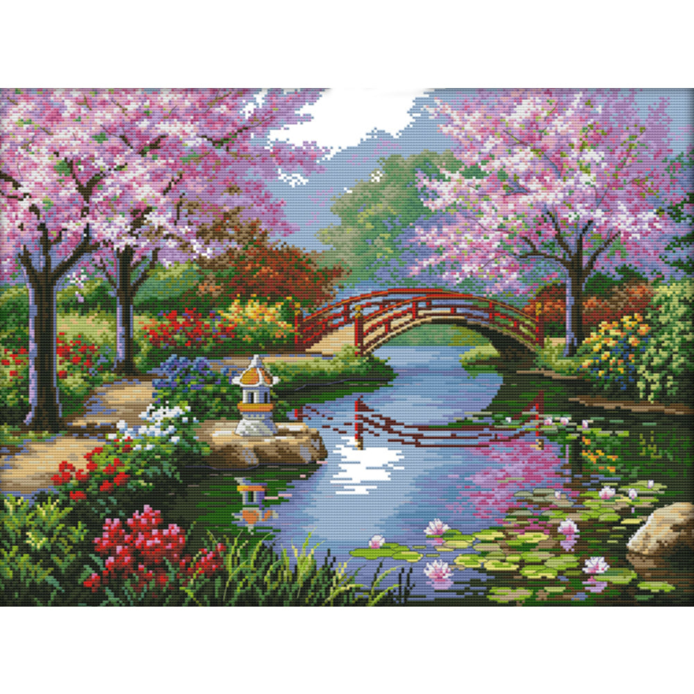 11CT  Stamped  Cross Stitch - 70*55CM gbfke