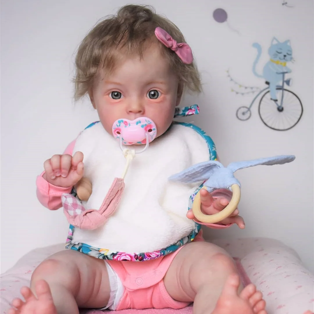New 17 Inches Beautiful Reborn Baby Doll Girl That Look Real Named Scarlet for Reborn Lover -Creativegiftss® - [product_tag] RSAJ-Creativegiftss®