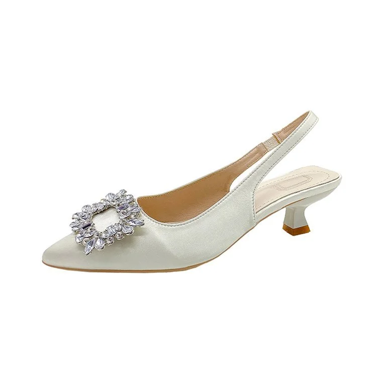 Yyvonne Bag Head Sandals Women 2025 Summer New Fashion Pointy Water Drill Buckle And Fashion Sandals Women