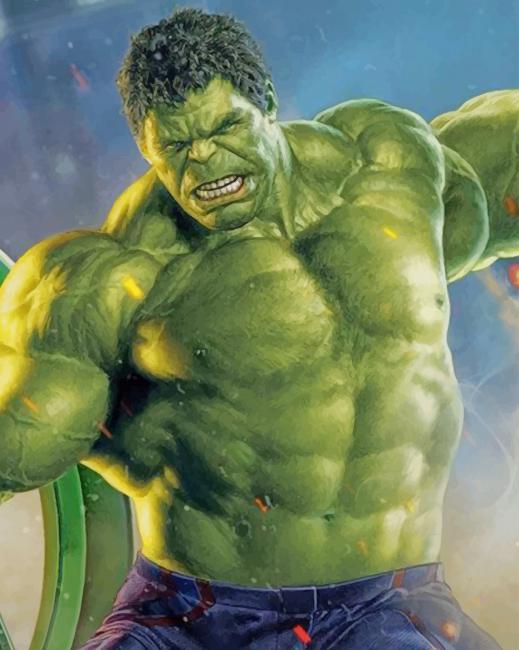

Strong Hulk – Paint By Numbers - 40*50CM, 501 Original