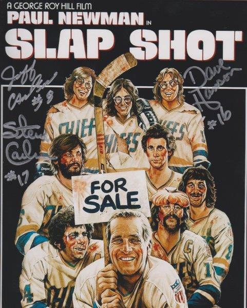 REPRINT - HANSON BROTHERS Slapshot Charlestown Chiefs 8 x 10 Photo Poster painting Poster RP